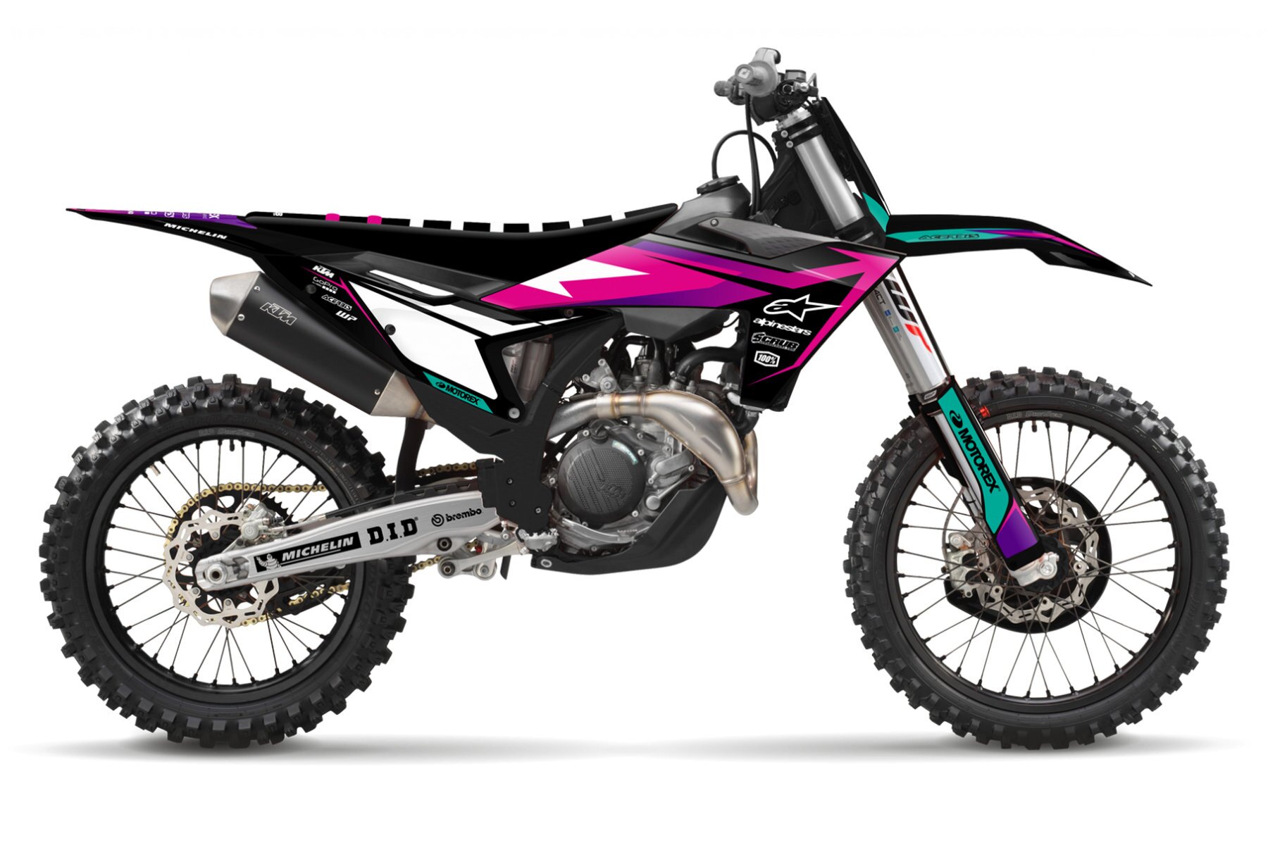 Dekor Factory KTM Salo Black Purple-1 Dekor Factory Salo Black Purple passend für KTM – Bild 1