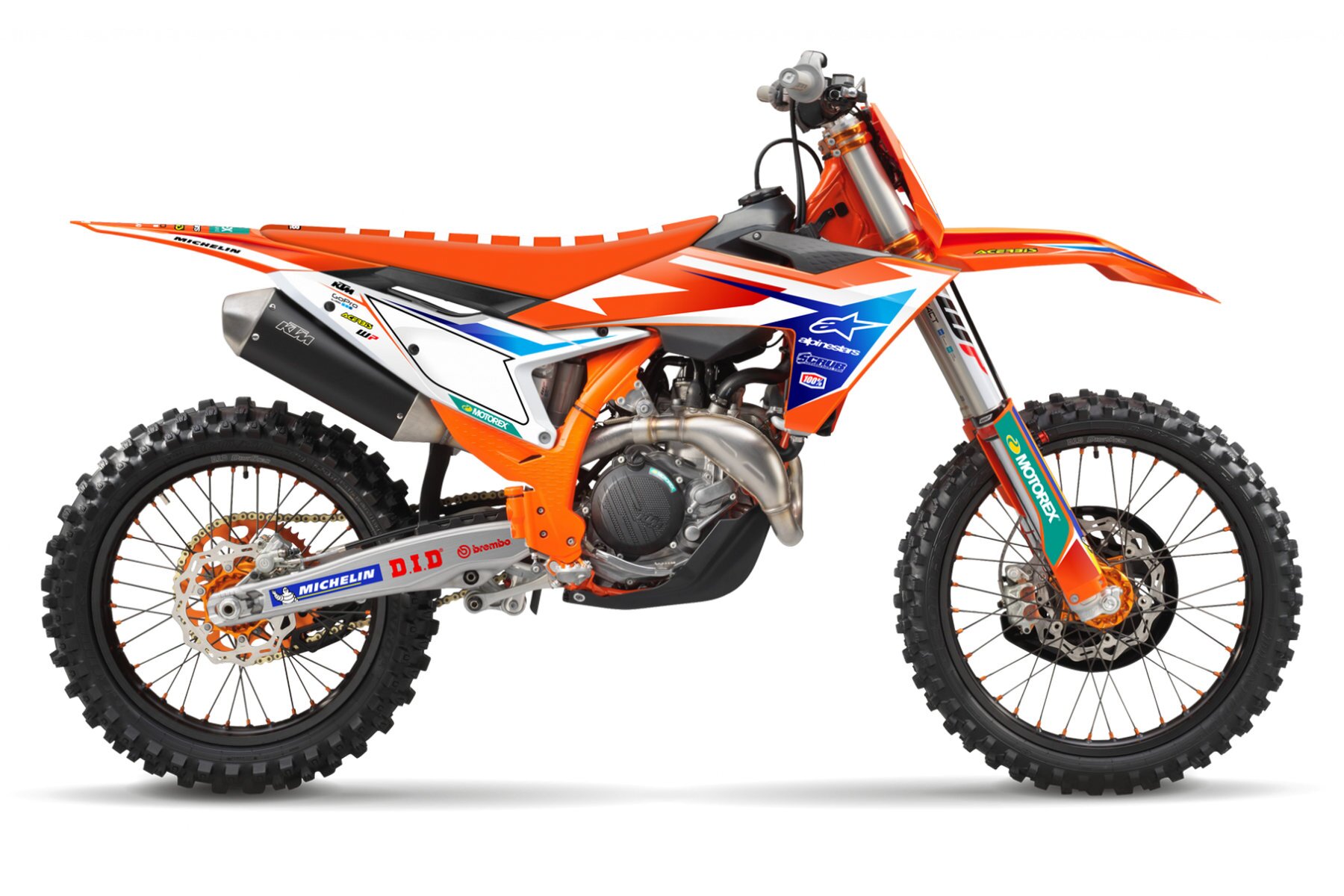 Dekor Factory Salo Orange Blue passend für KTM – Bild 1