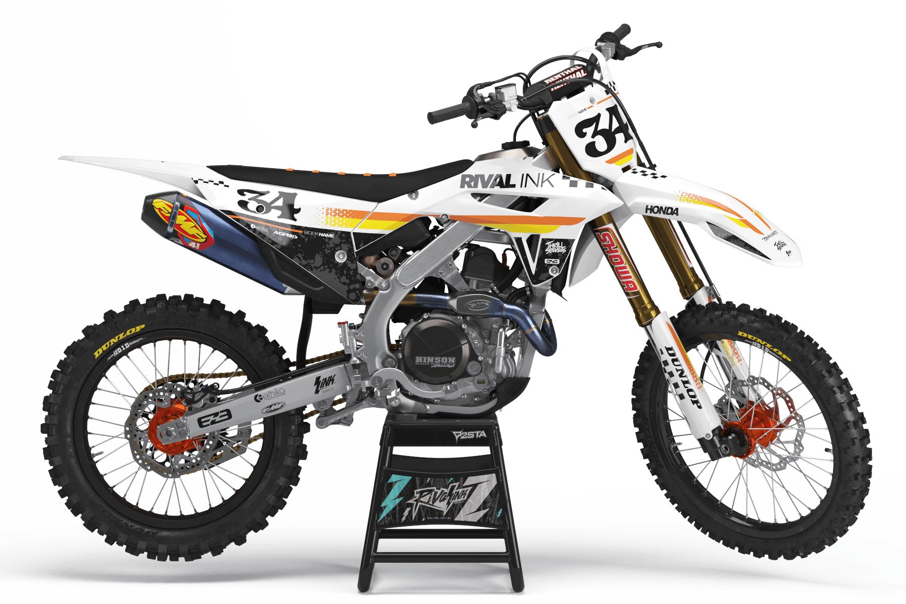 Dekor Factory Bleach White Limited Edition passend für Honda – Bild 1