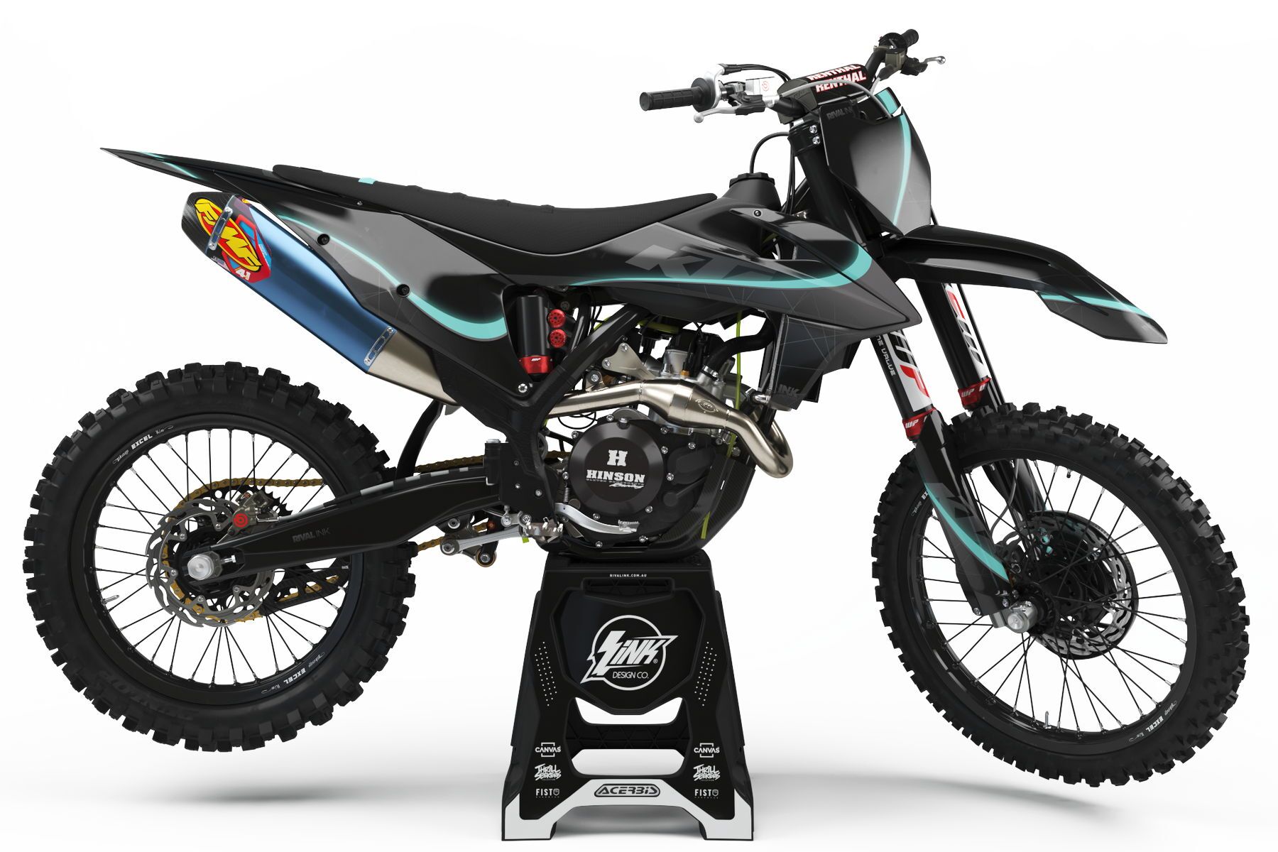Dekor Factory Hybrid Teal Limited Edition passend für KTM – Bild 1