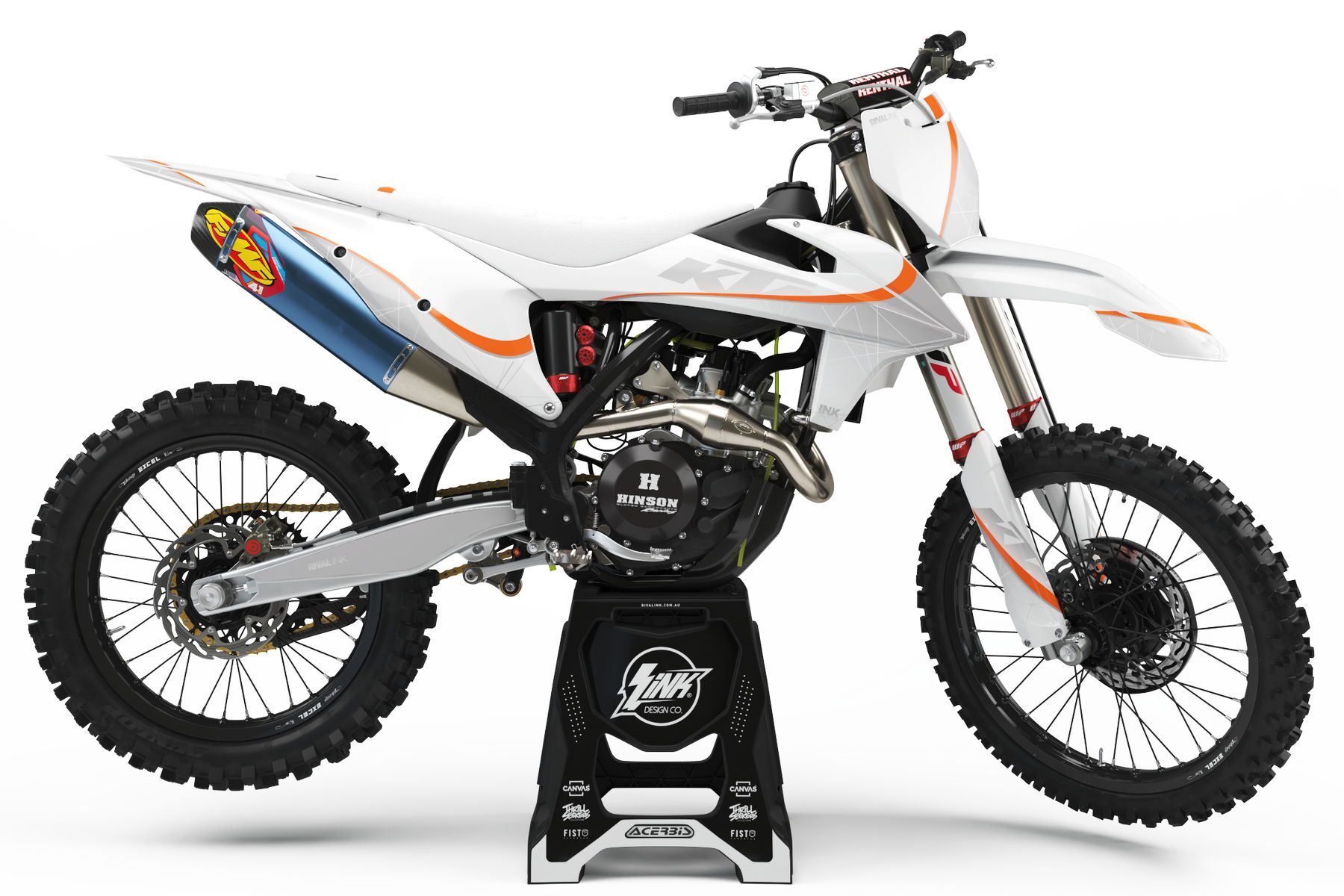 Dekor Factory KTM Hybrid White Limited Edition w Dekor Factory Hybrid White Limited Edition passend für KTM – Bild 1