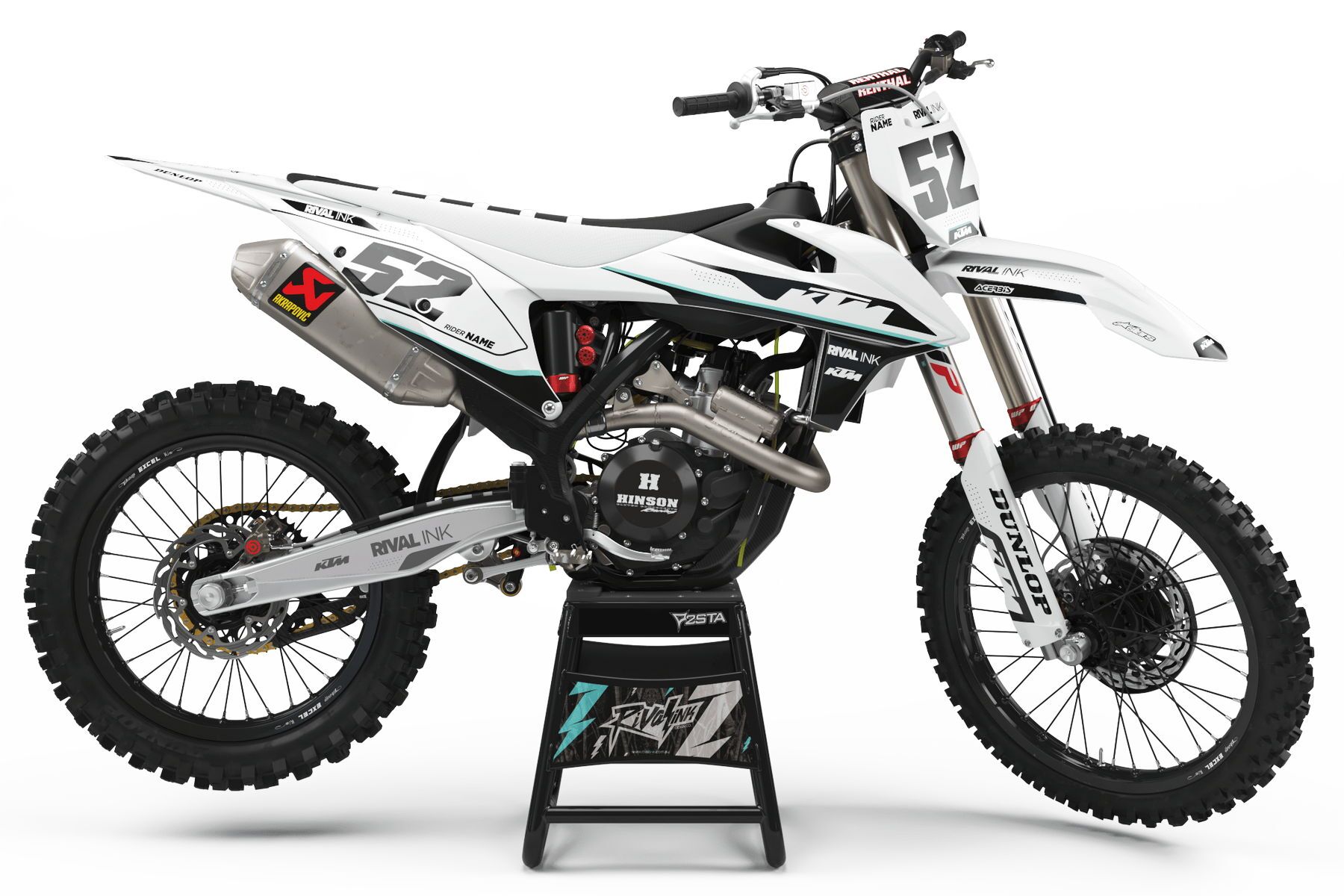 Dekor Factory KTM Lasting White Limited Edition w Dekor Factory Lasting White Limited Edition passend für KTM – Bild 1