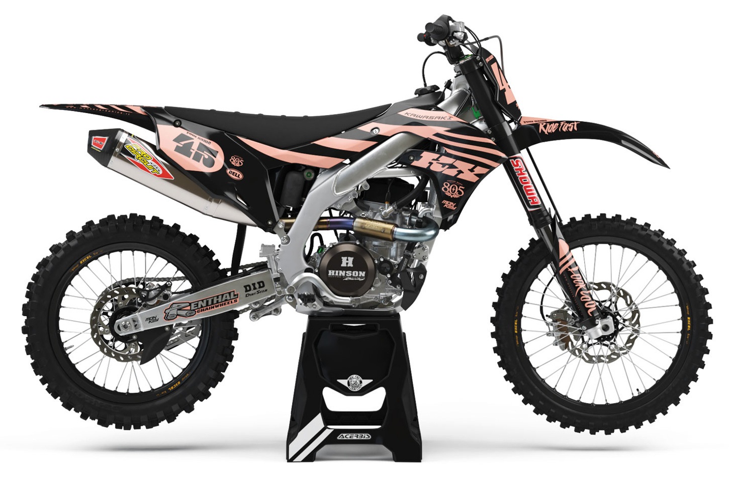Dekor Factory Curves Black Limited Edition passend für Kawasaki – Bild 1