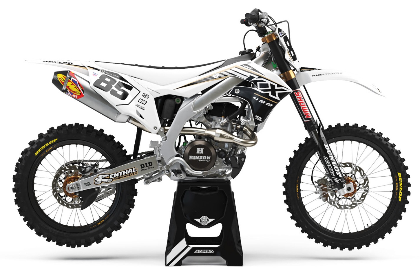 Dekor Factory Mores White Limited Edition passend für Kawasaki – Bild 1