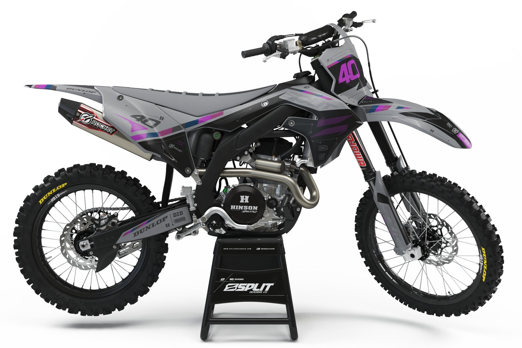 Dekor Factory Plasma Grey Limited Edition passend für Kawasaki – Bild 1