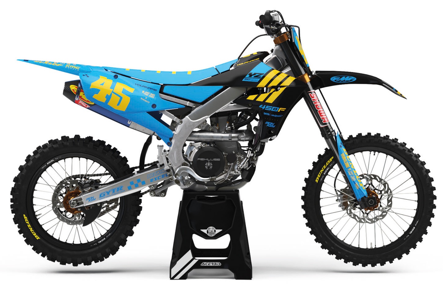 Dekor Factory Yamaha Cosmo Cyan Limited Edition W Dekor Factory Cosmo Cyan Limited Edition passend für Yamaha – Bild 1