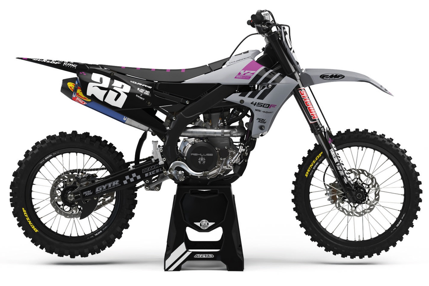 Dekor Factory Yamaha Cosmo Grey Limited Edition W Dekor Factory Cosmo Grey Limited Edition passend für Yamaha – Bild 1