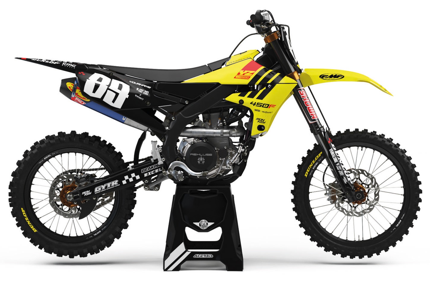 Dekor Factory Yamaha Cosmo Yellow Limited Edition W Dekor Factory Cosmo Yellow Limited Edition passend für Yamaha – Bild 1
