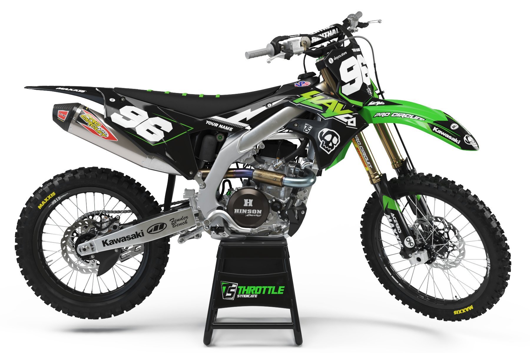 Dekor Factory Kawasaki Axell Hodges Slayco XGames Limited Edition W Dekor Factory Axell Hodges Slayco XGames Limited Edition passend für Kawasaki – Bild 1