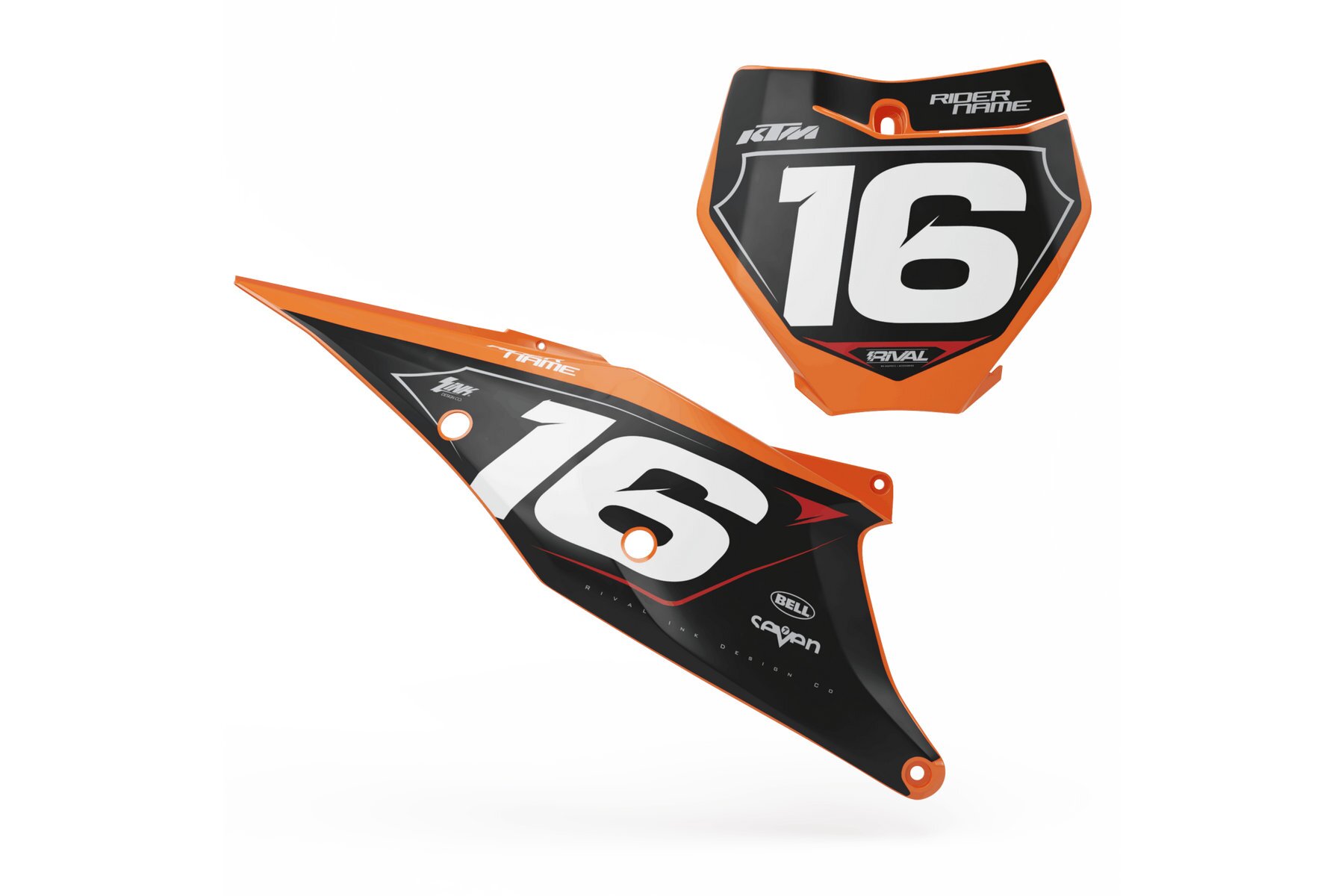 Startnummerntafeln Dekor Concealed Limited Edition passend für KTM – Bild 1