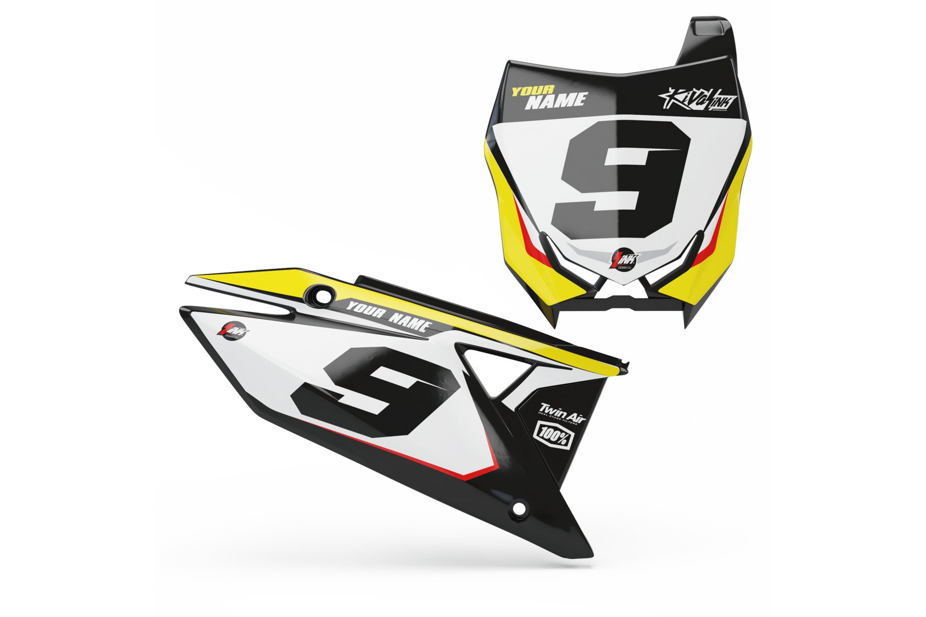 Startnummerntafeln Dekor Prism Limited Edition passend für Suzuki – Bild 1