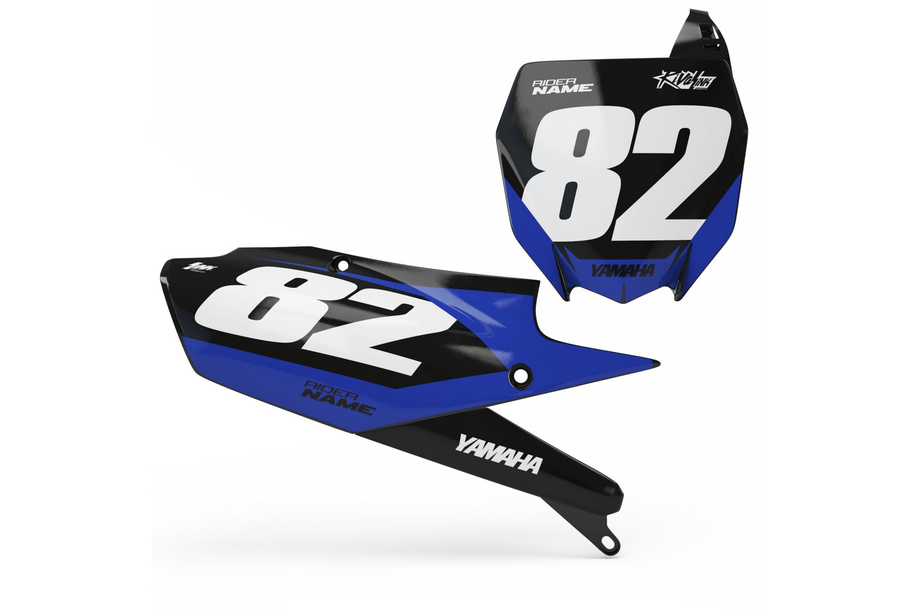 Startnummerntafeln Dekor Yamaha Racer Limited Edition Startnummerntafeln Dekor Racer Limited Edition passend für Yamaha – Bild 1
