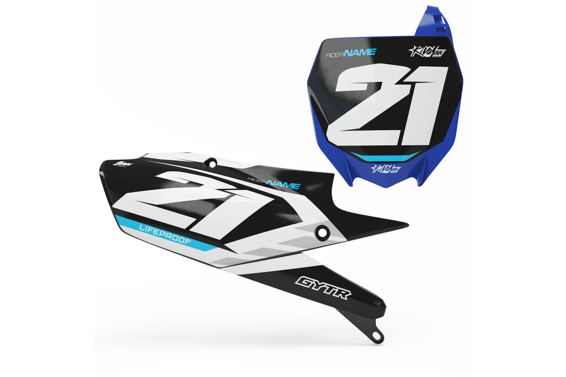 Startnummerntafeln Dekor Yamaha Ridge Limited Edition Startnummerntafeln Dekor Ridge Limited Edition passend für Yamaha – Bild 1