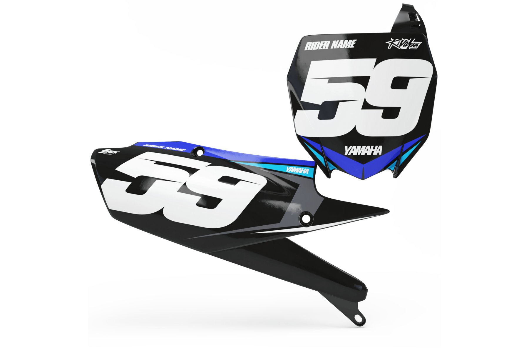 Startnummerntafeln Dekor Stocker Limited Edition passend für Yamaha – Bild 1