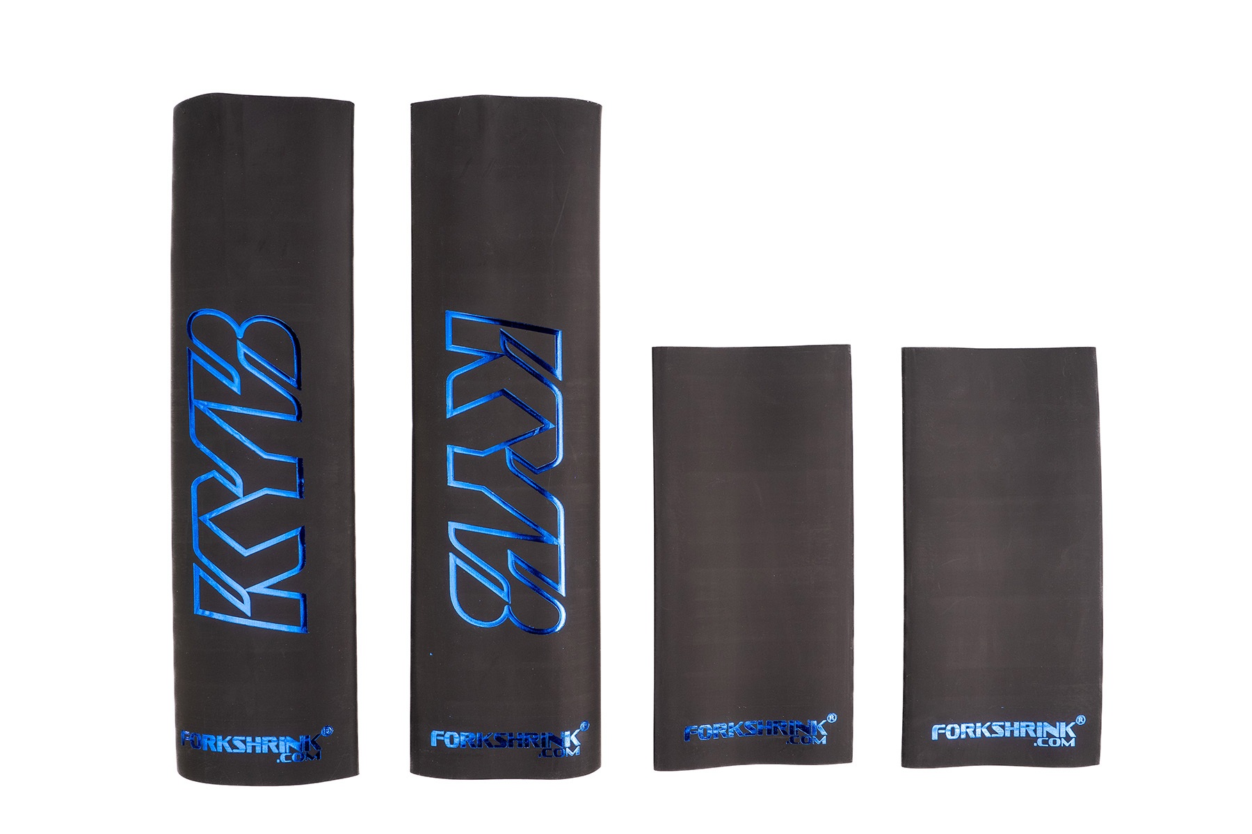 Forkshrink Gabelschutz Set KYB Blau Chrom-w Forkshrink Gabelschutz Set KYB Blau Chrom – Bild 1