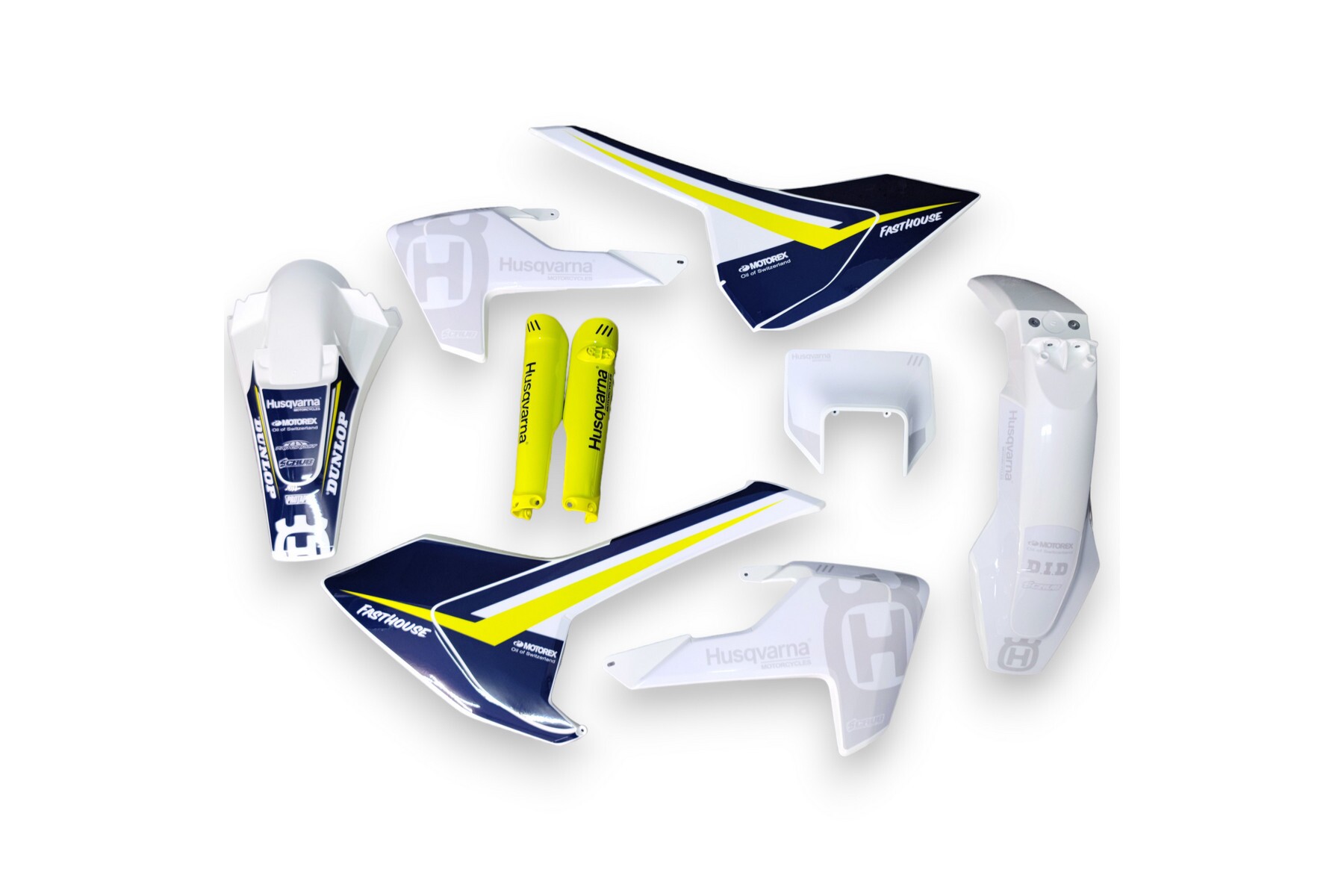 Dekor auf Plastiks beklebt für MX und Enduro Modelle passend für Husqvarna – Bild 1