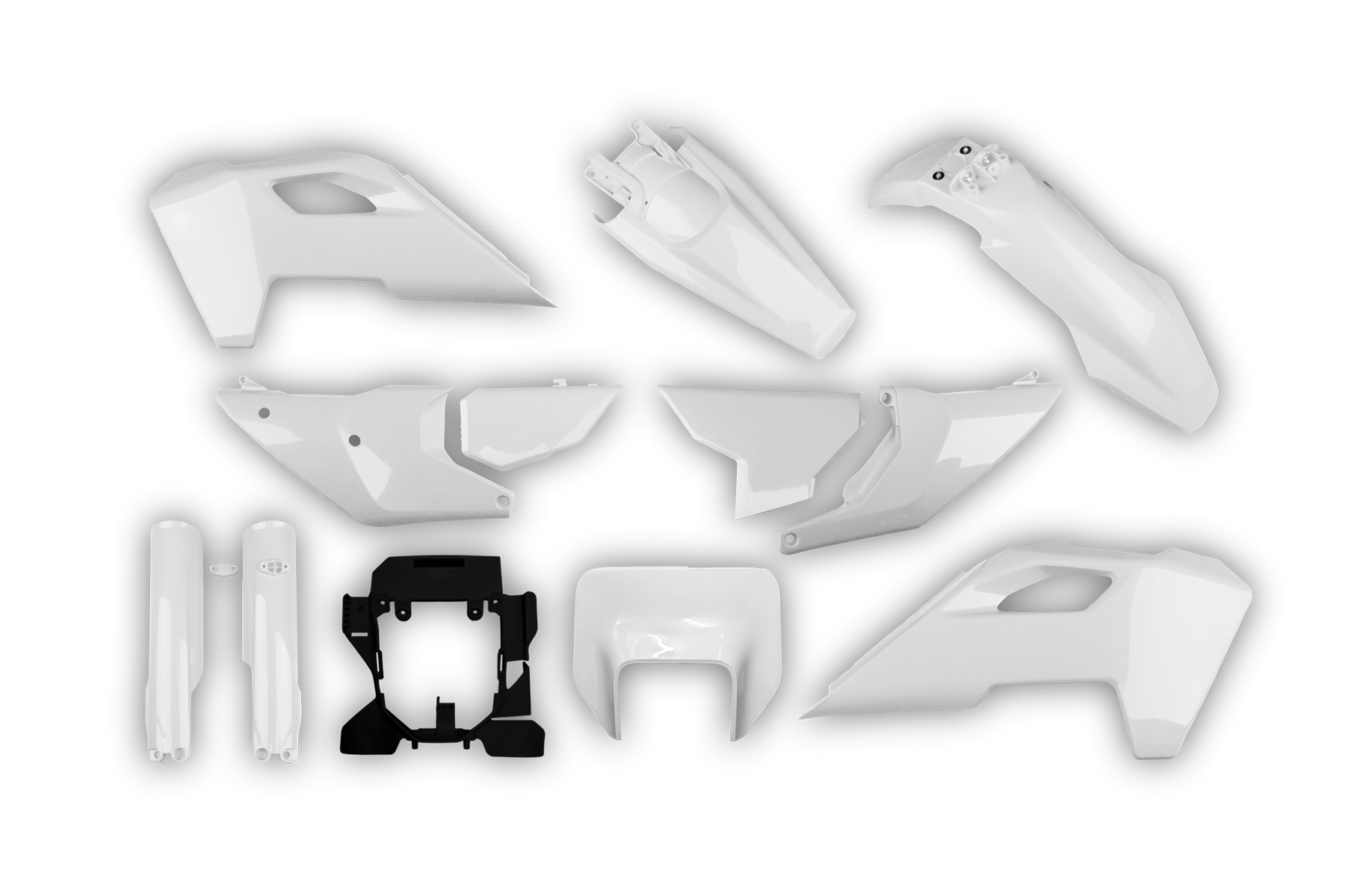 Acerbis Plastik Full Kit passend für Husqvarna TE / FE 2024 – 2025 Weiß – Bild 1