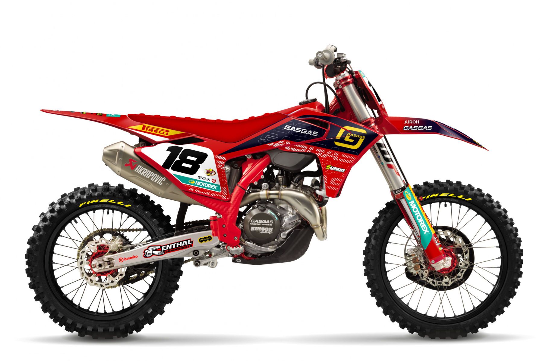 Dekor Factory Troy Lee Designs Red Limited Edition passend für Gas Gas – Bild 1