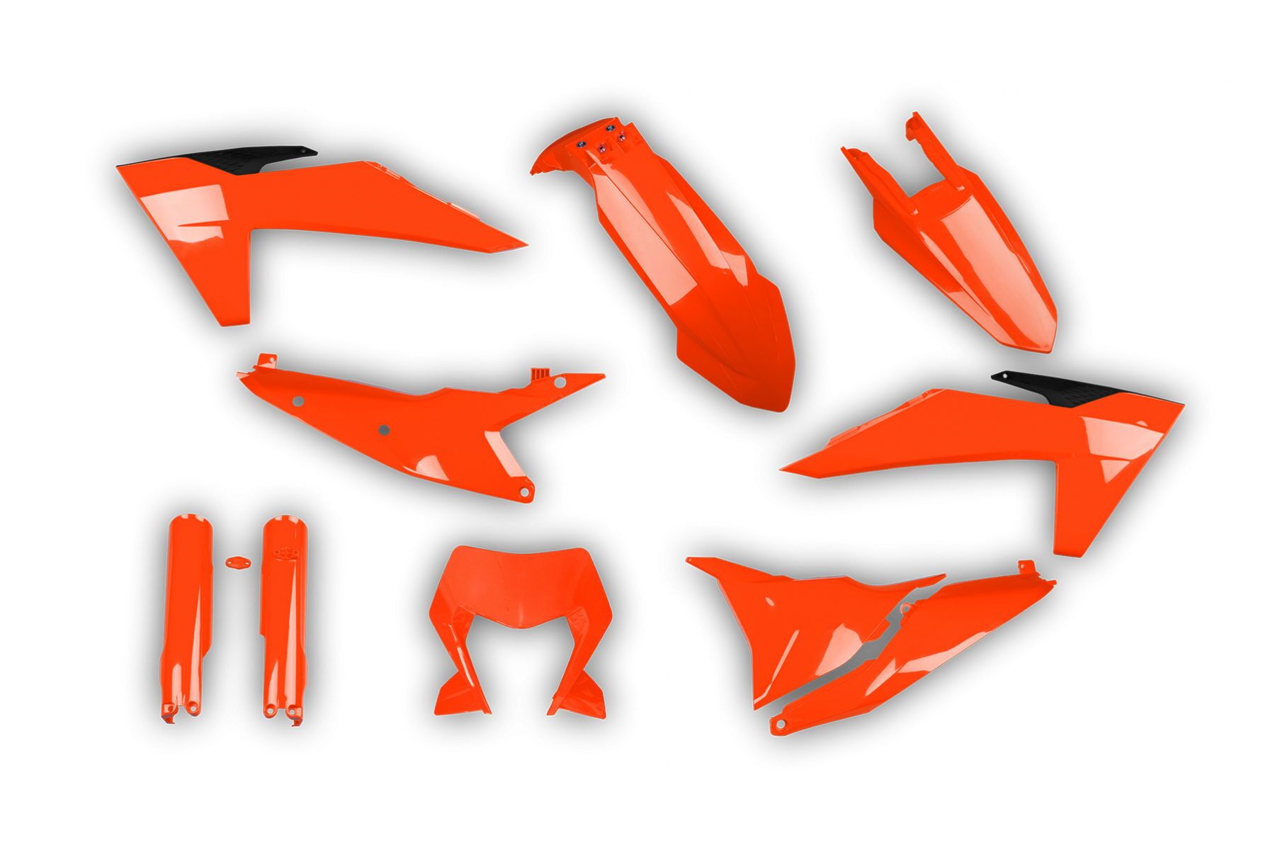 Acerbis Plastik Full Kit passend für KTM EXC EXCF 2024 – 2025 Orange – Bild 1