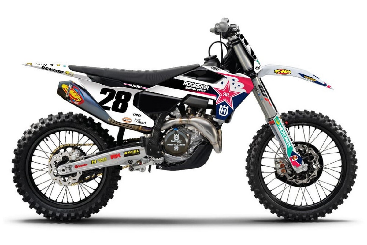 Dekor Rockstar ThunderBird Edition passend für Husqvarna – Bild 1