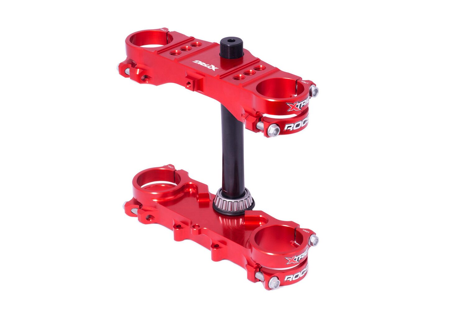 Xtrig Gabelbrücke Rocs Tech passend für Honda CRF150 2007 – 2024 in Rot Xtrig Gabelbrücke Rocs Tech passend für Honda CRF150 2007 – 2026 in Rot – Bild 1