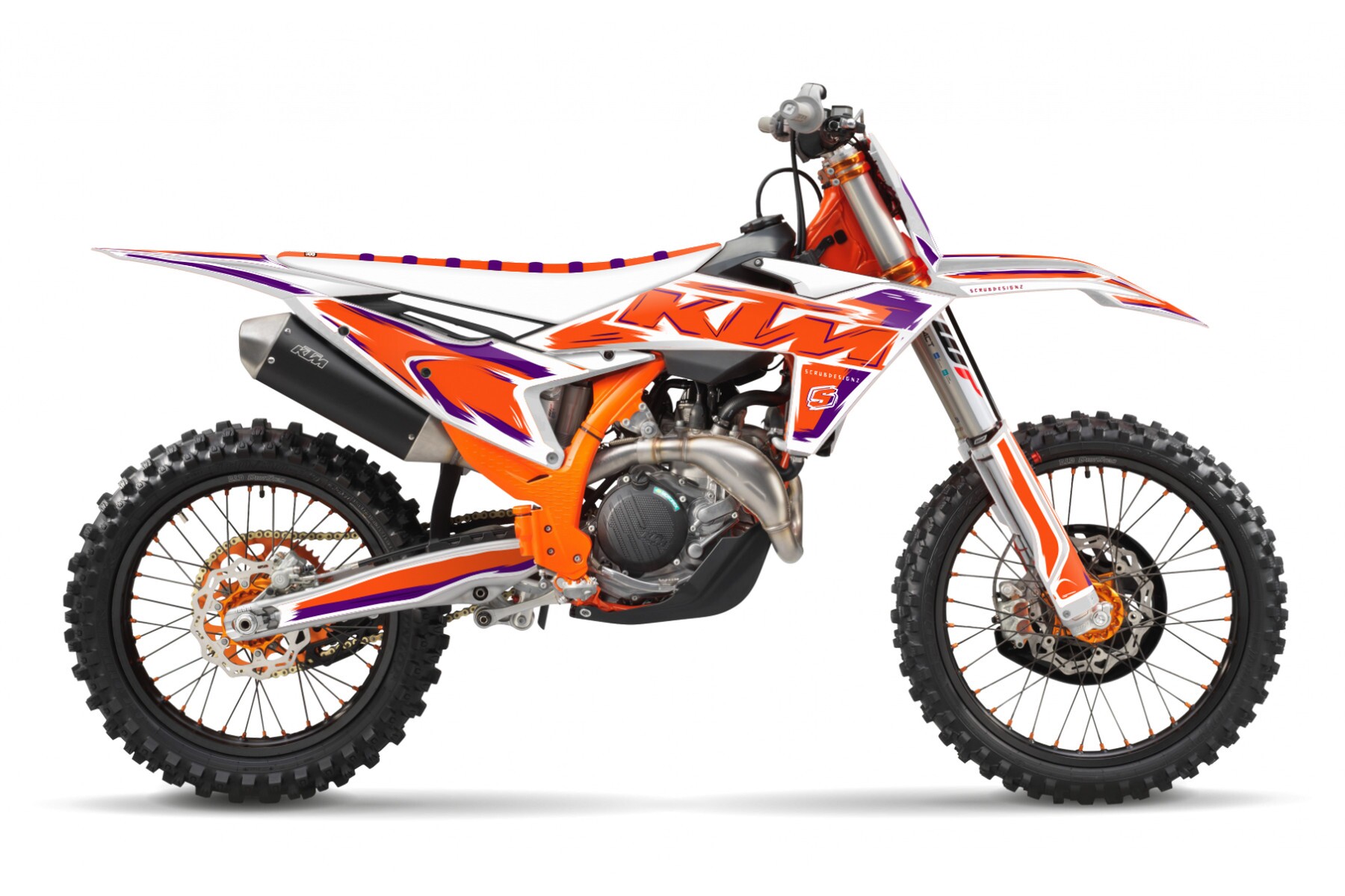 Dekor Factory Artex Orange Limited Edition passend für KTM-1 Dekor Factory Artex Orange Limited Edition passend für KTM – Bild 1