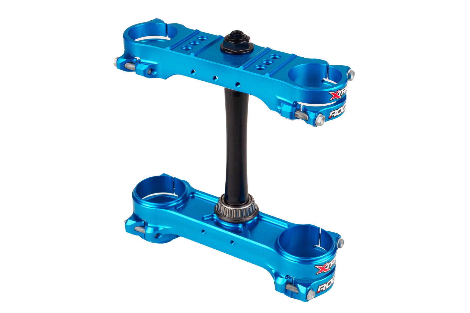 Xtrig Gabelbrücke Rocs Supermoto in Sky Blue Xtrig Gabelbrücke Rocs Supermoto passend für KTM EXC EXCF 2024 – 2026 in Sky Blue – Bild 1
