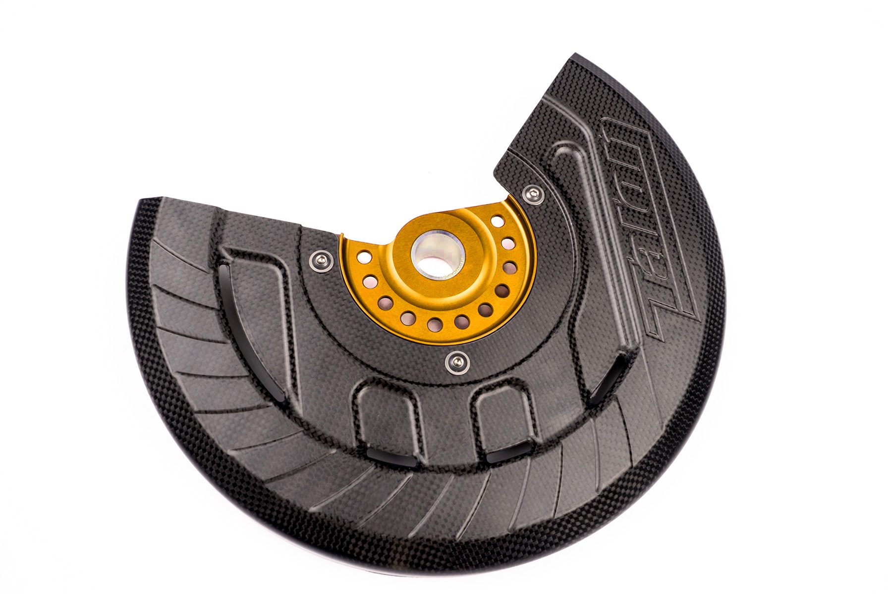 Talon Carbon Bremsscheibenschutz in Gold – Bild 1