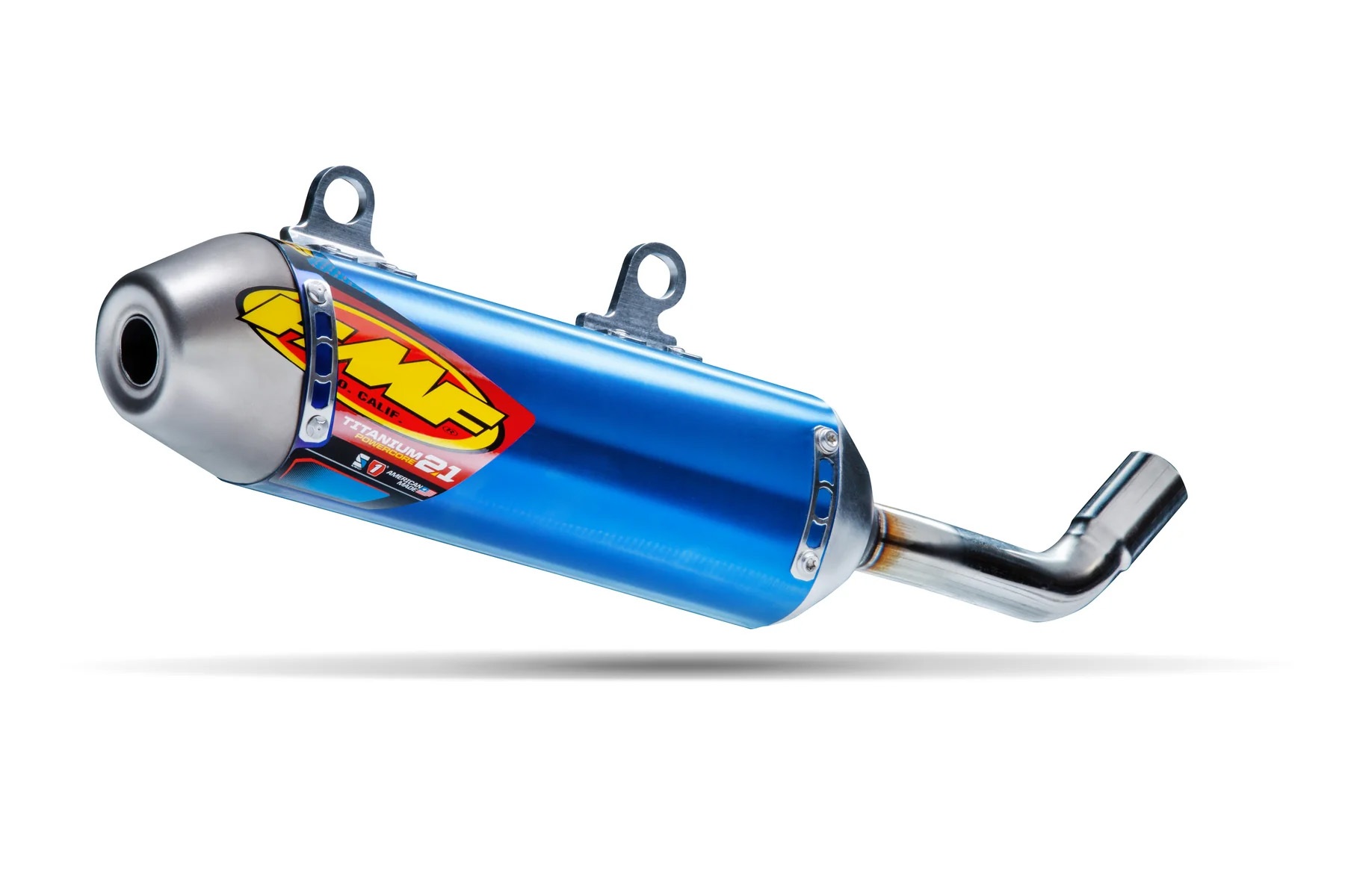 FMF Endschalldämpfer Powercore 2.1 FMF Endschalldämpfer Powercore 2.1 aus Titan passend für Yamaha YZ250 2002 – 2026 – Bild 1