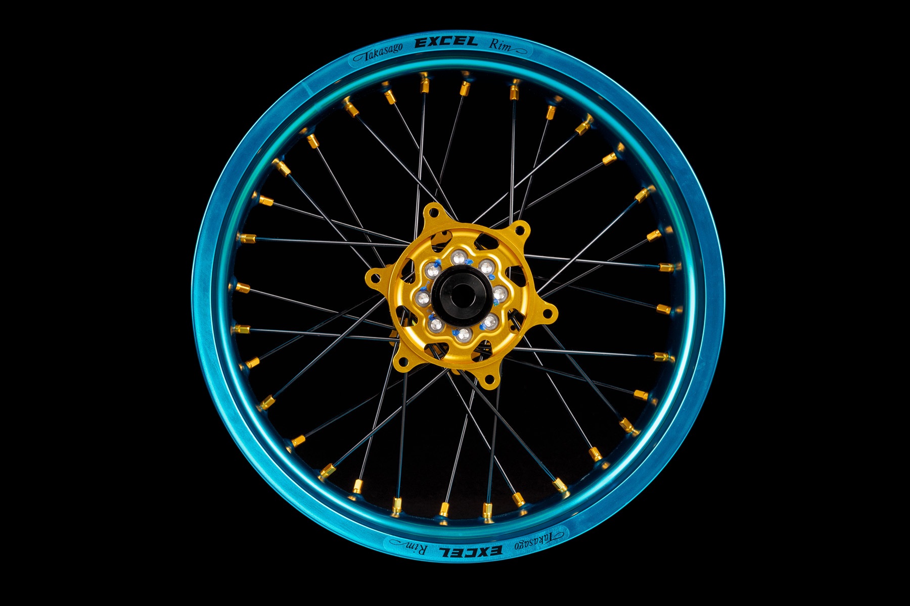 Excel Felgensatz G2 Series | Supermoto Felgen | Sky Blue 2 – Bild 1