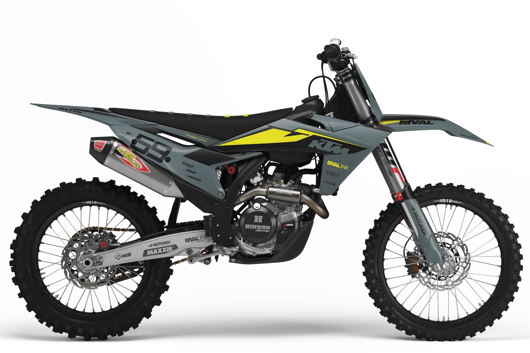 Dekor Factory Lost Grey Limited Edition passend für KTM-1 Dekor Factory Lost Grey Limited Edition passend für KTM – Bild 1