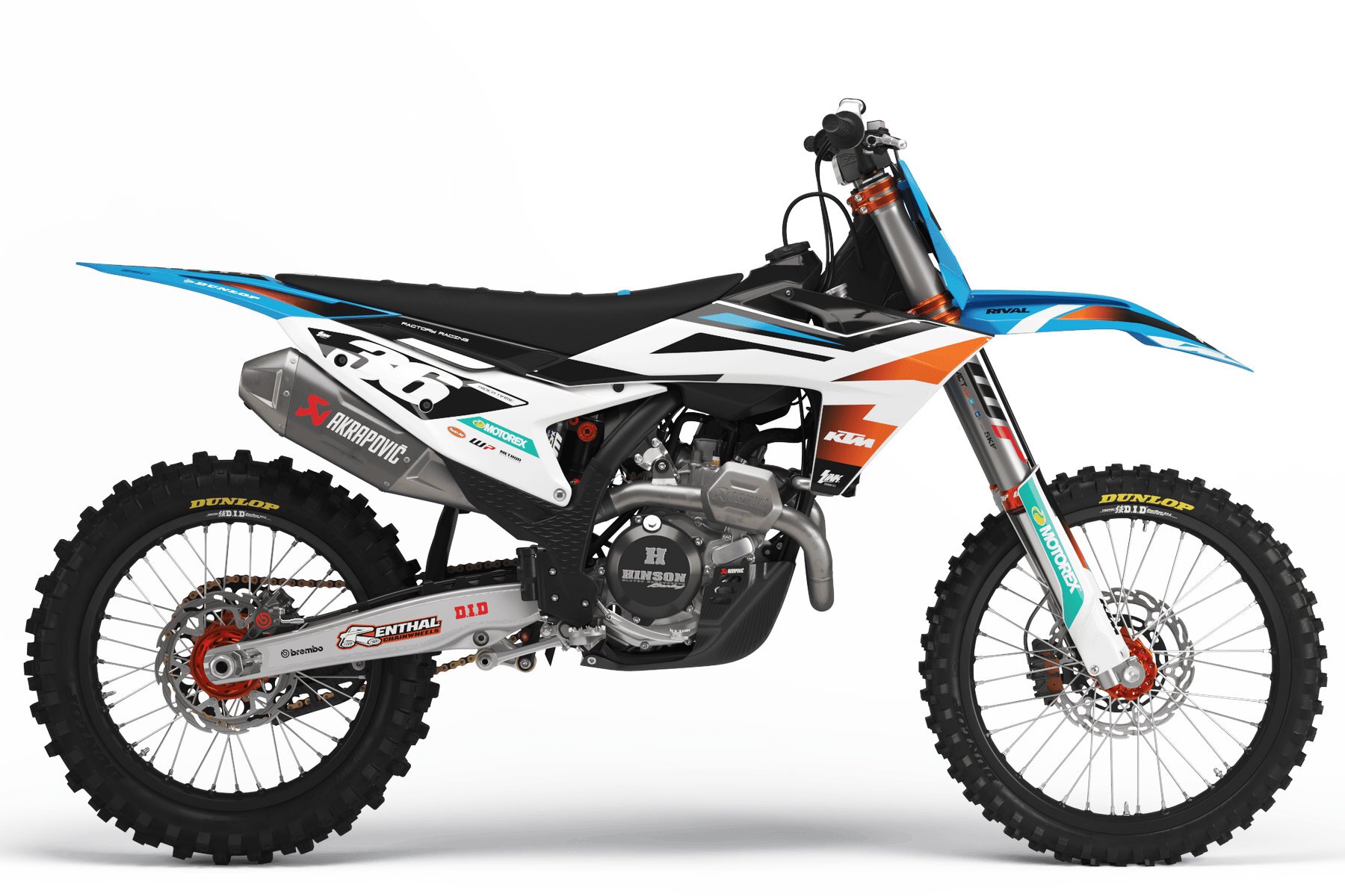 Dekor Factory Stock 24 Blue Limited Edition passend für KTM – Bild 1