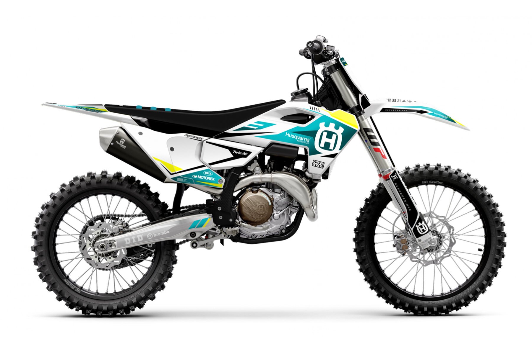 Dekor Factory Blend Teal Limited Edition passend für Husqvarna-1 Dekor Factory Blend Teal Limited Edition passend für Husqvarna – Bild 1
