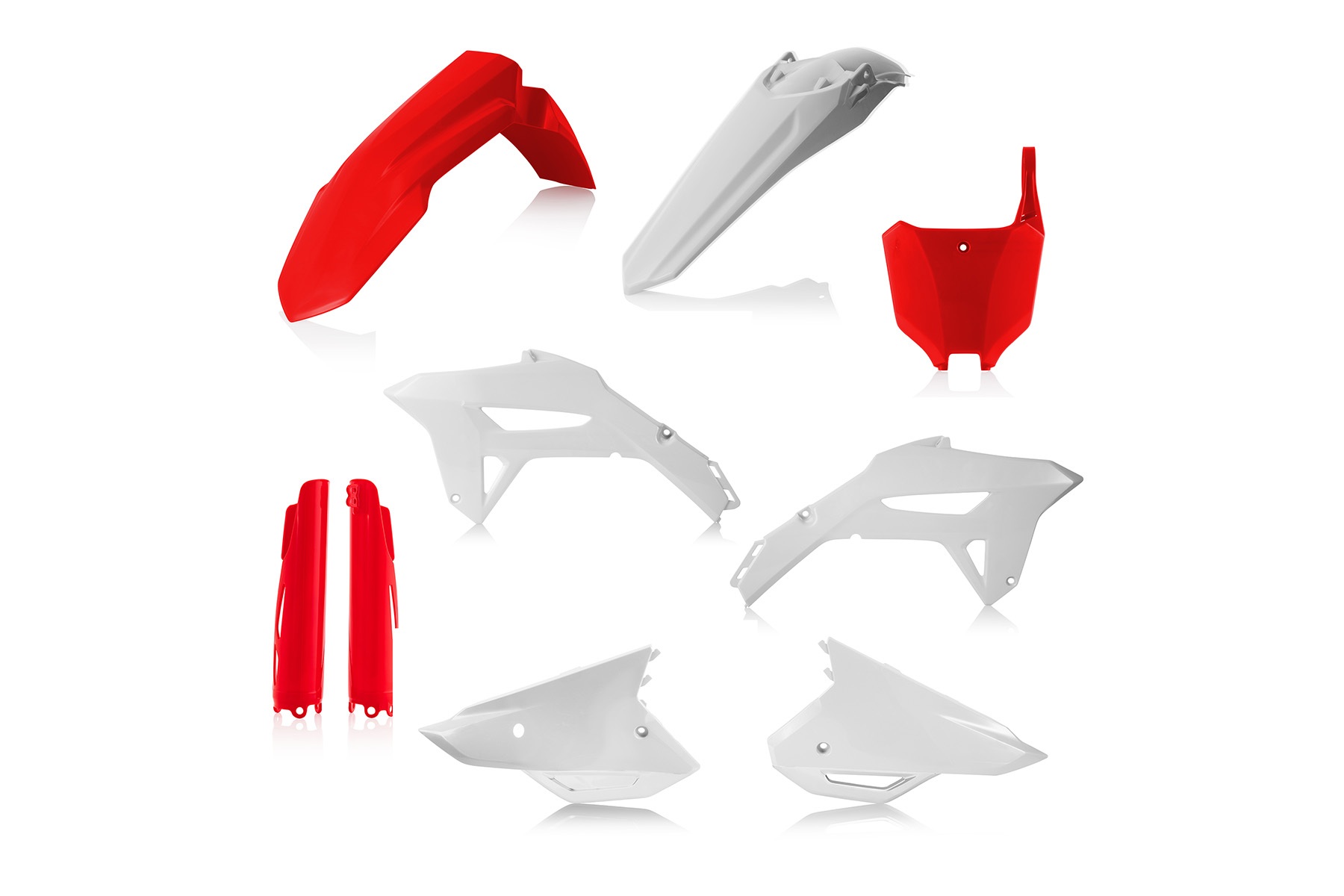 Acerbis Plastik Full Kit passend für Honda CRF450 2021 – 2024 und CRF250 2022 – 2024 Rot Weiß Acerbis Plastik Full Kit passend für Honda CRF450 2021 – 2024 und CRF250 2022 – 2024 Rot | Weiß – Bild 1
