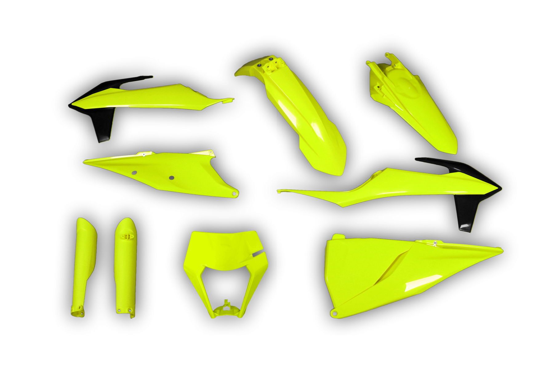 Racetech Plastik Full Kit passend für KTM EXC EXCF 2020 – 2023 Neon Gelb Racetech Plastik Full Kit passend für KTM EXC EXCF 2020 – 2023 Neon | Gelb – Bild 1