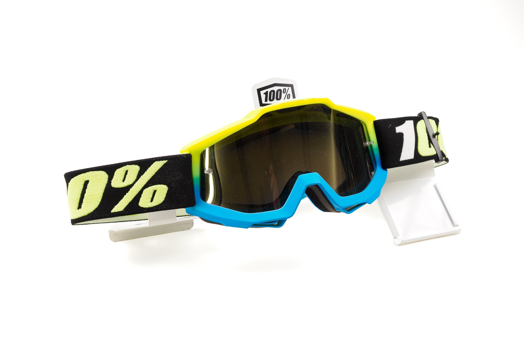 100% Crossbrille Accuri Neon Gelb | Blau – Bild 1