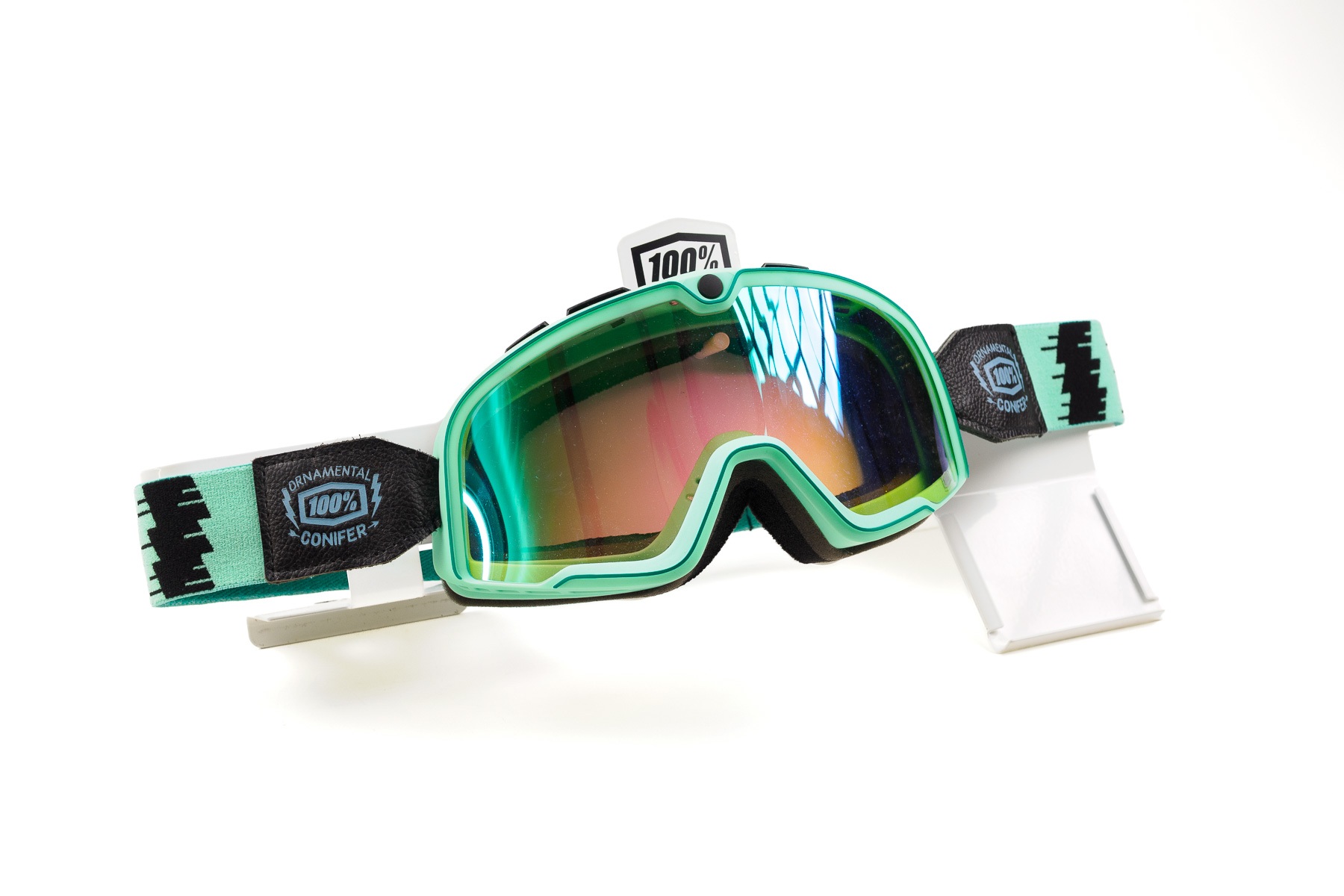 Barstow Türkis 100% Retro Crossbrille Barstow Türkis – Bild 1