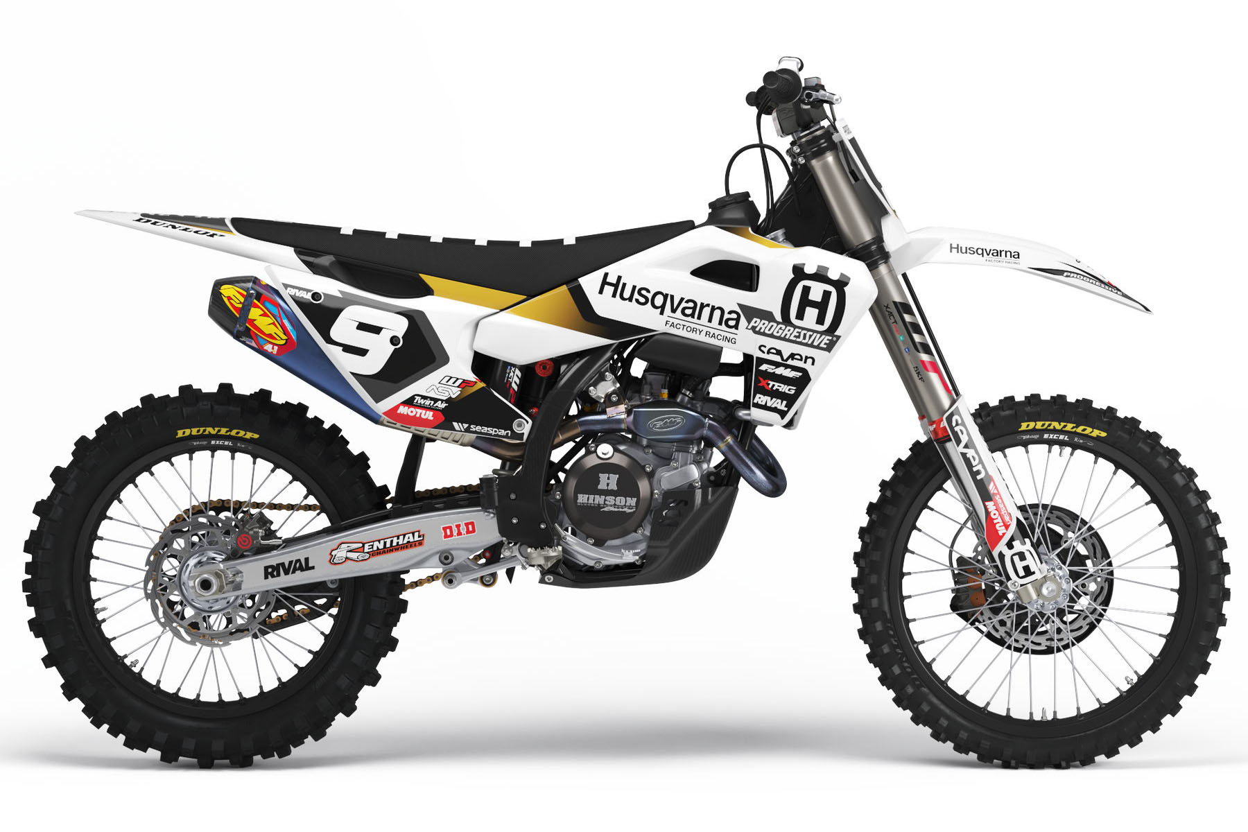 Dekor Factory Exciting Gold Limited Edition passend für Husqvarna-1 Dekor Factory Exciting Gold Limited Edition passend für Husqvarna – Bild 1