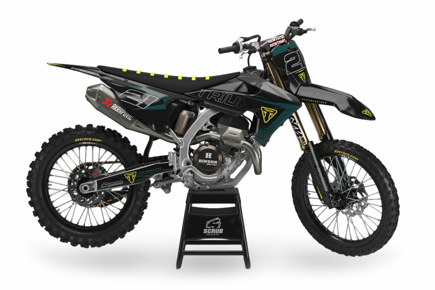Dekor Factory Fliek Black Limited Edition passend für Triumph – Bild 1