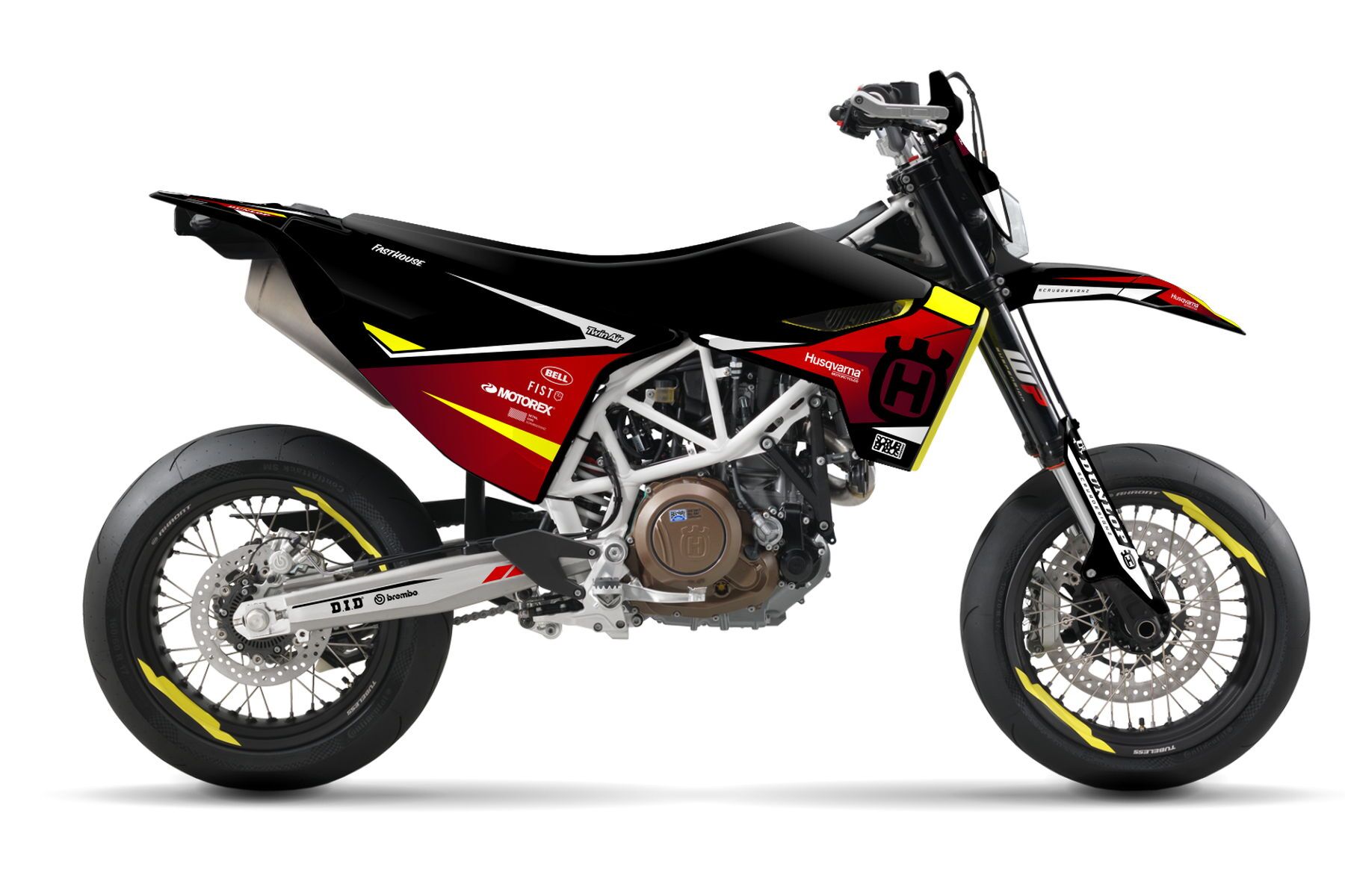 Dekor Factory Crisp Red passend für Husqvarna 701 Supermoto-1 Dekor Factory Crisp Red passend für Husqvarna 701 Supermoto – Bild 1