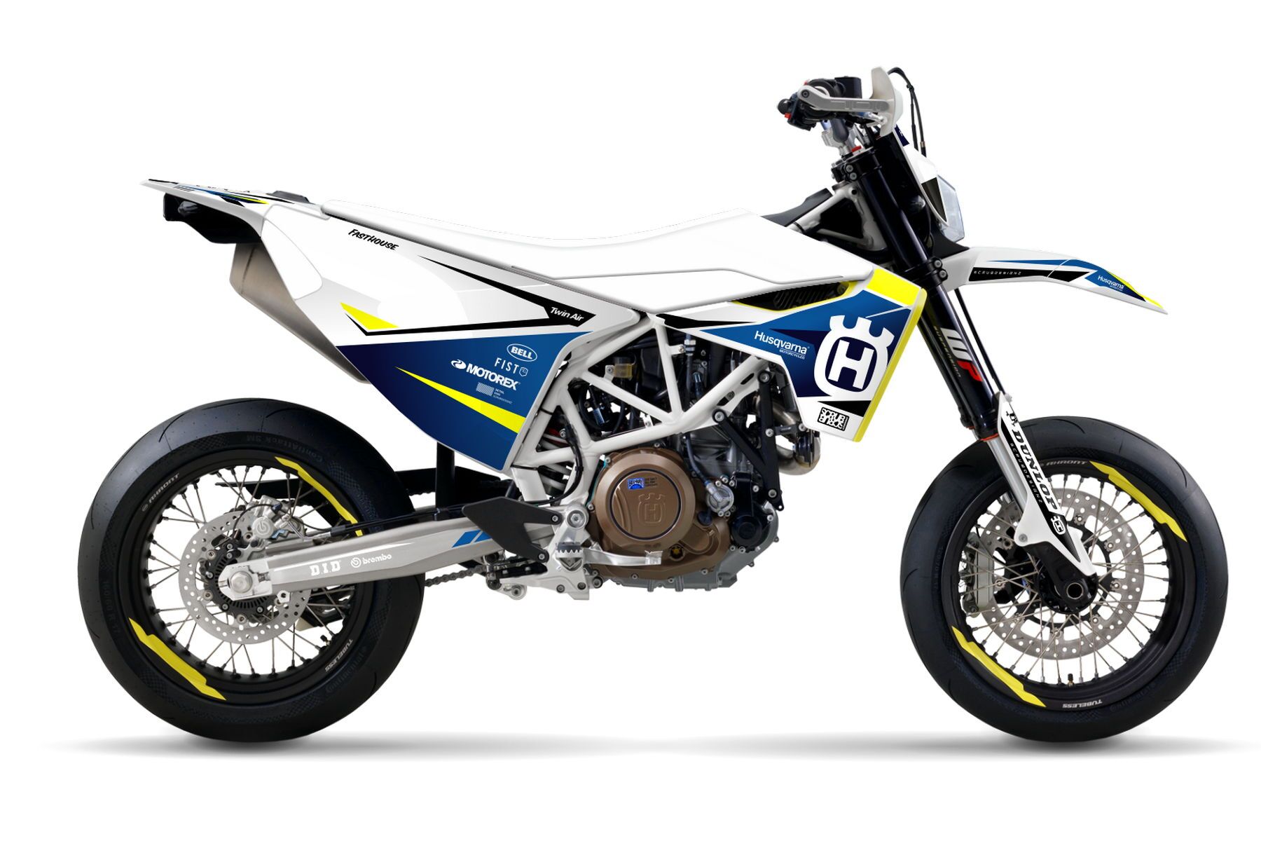 Dekor Factory Crisp White passend für Husqvarna 701 Supermoto-1 Dekor Factory Crisp White passend für Husqvarna 701 Supermoto – Bild 1