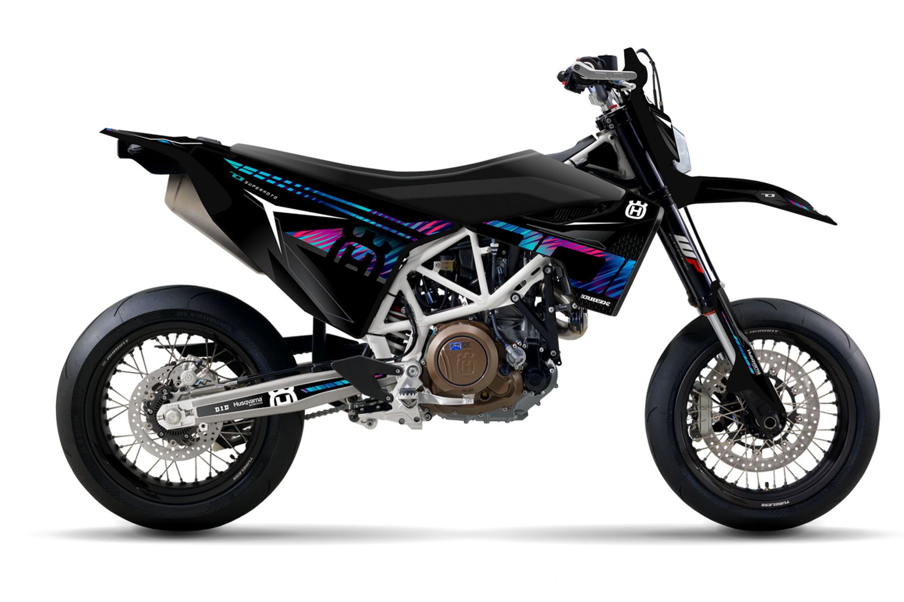 Dekor Factory Feral Purple passend für Husqvarna 701 Supermoto-1 Dekor Factory Feral Purple passend für Husqvarna 701 Supermoto – Bild 1