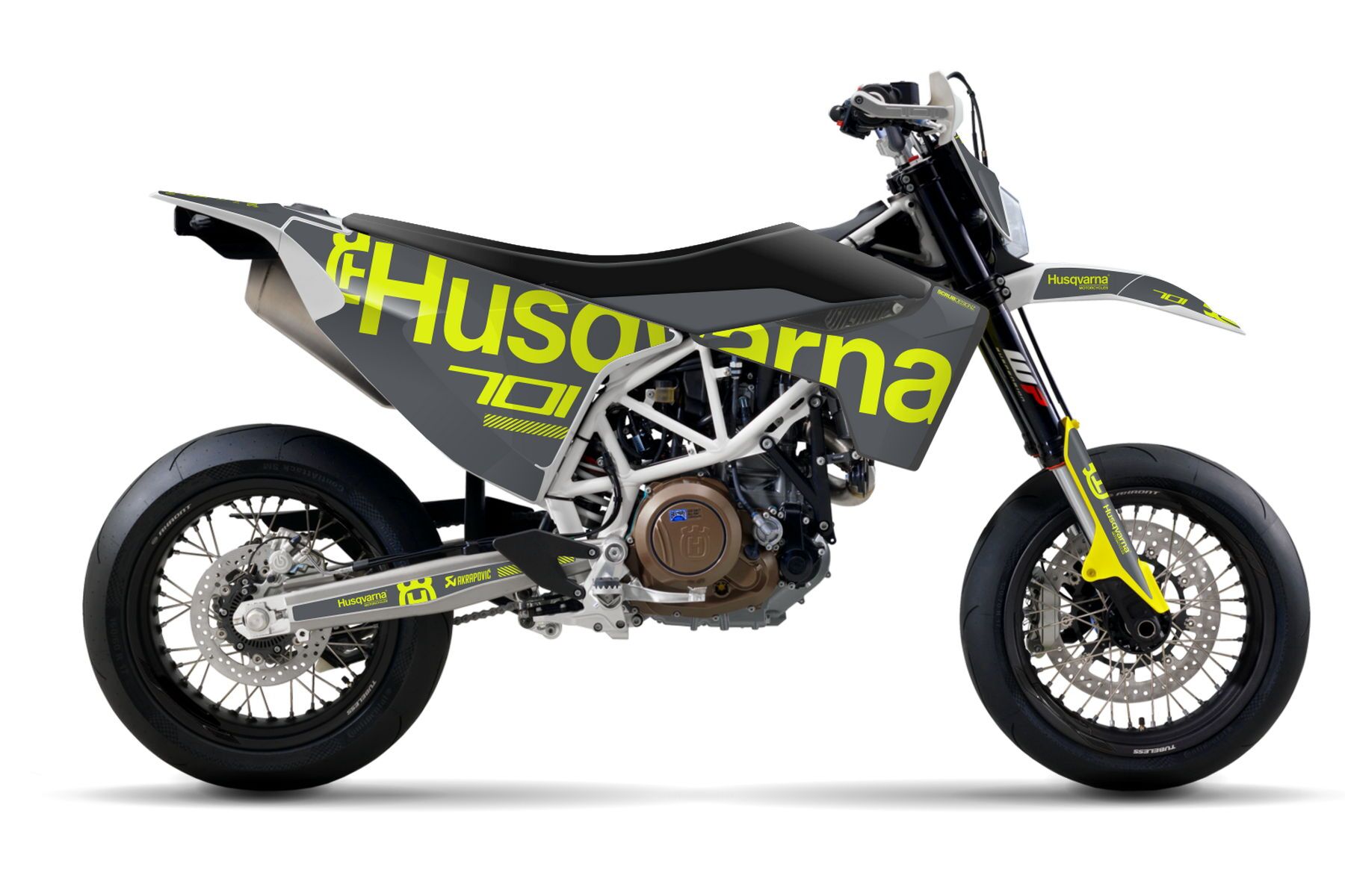 Dekor Factory Linger Grey passend für Husqvarna 701 Supermoto-1 Dekor Factory Linger Grey passend für Husqvarna 701 Supermoto – Bild 1