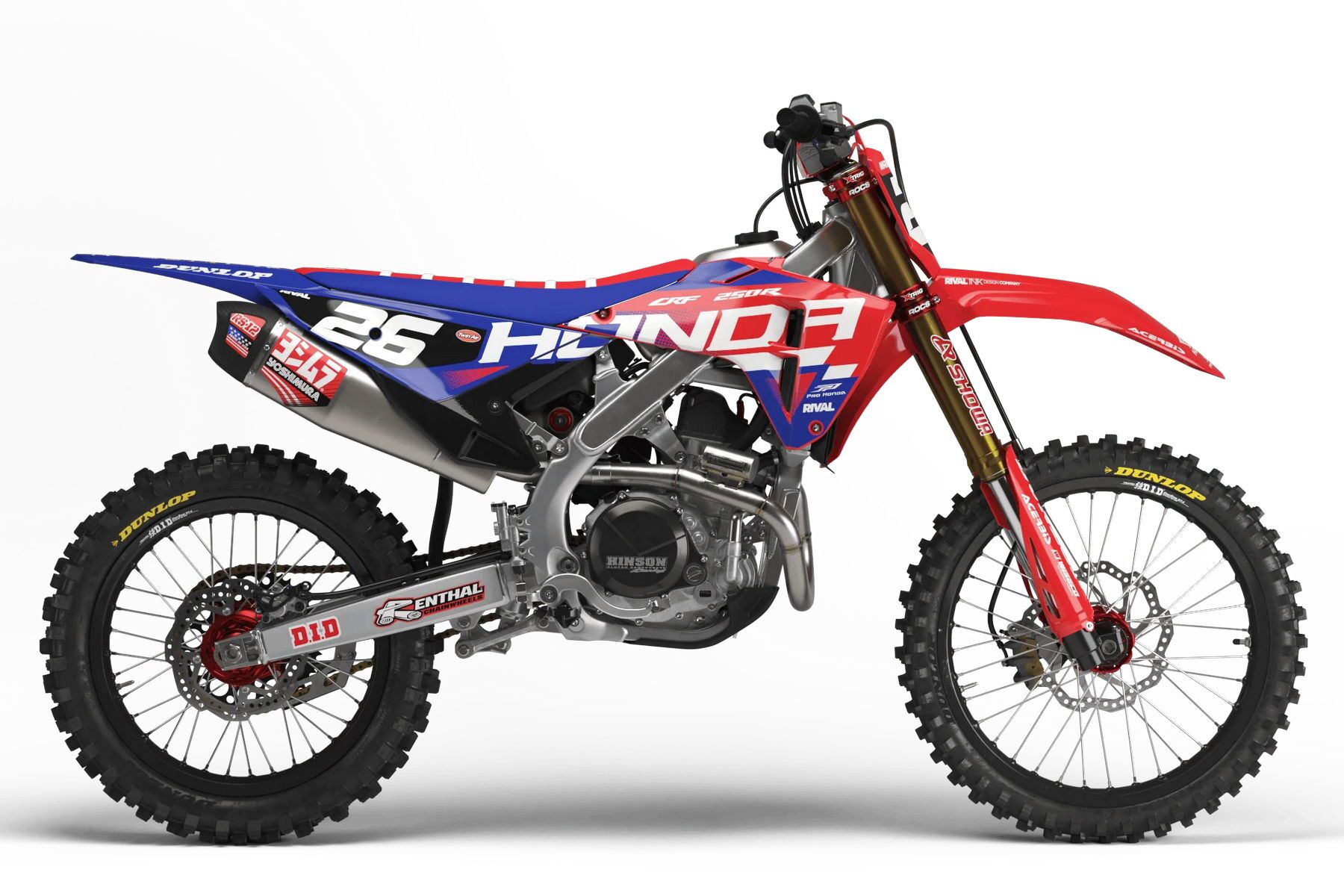 Dekor Factory Punch Blue Limited Edition Passend Für Honda