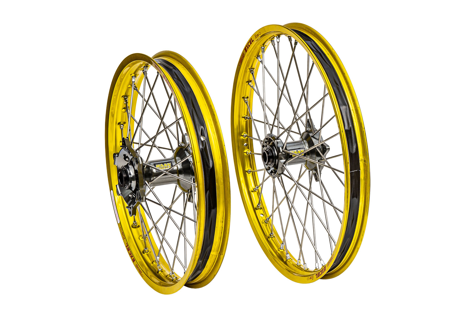 Excel Felgensatz Haan Wheels Motocross Felgen Gelb Titan