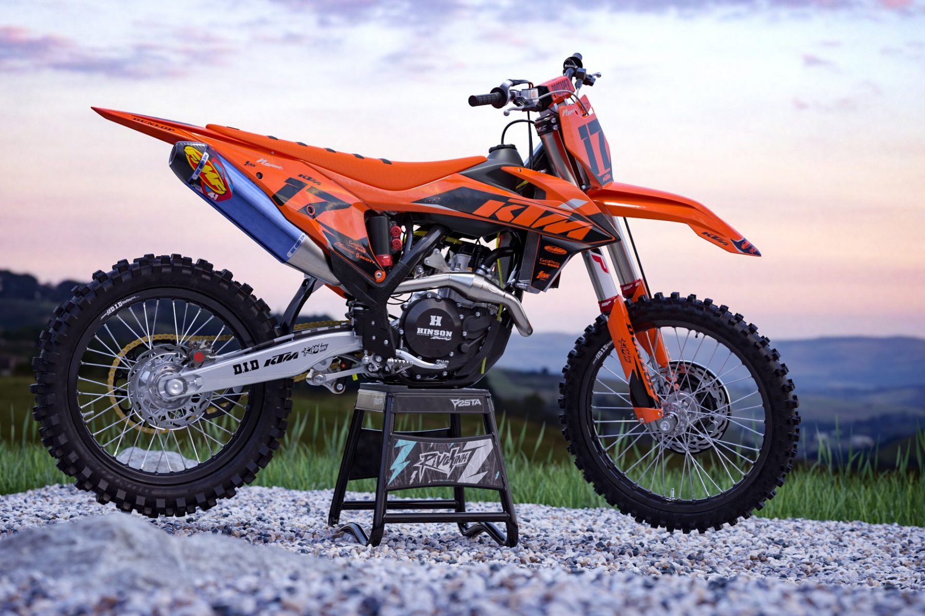 Dekor Factory Elect Orange Edition passend für KTM – Bild 2