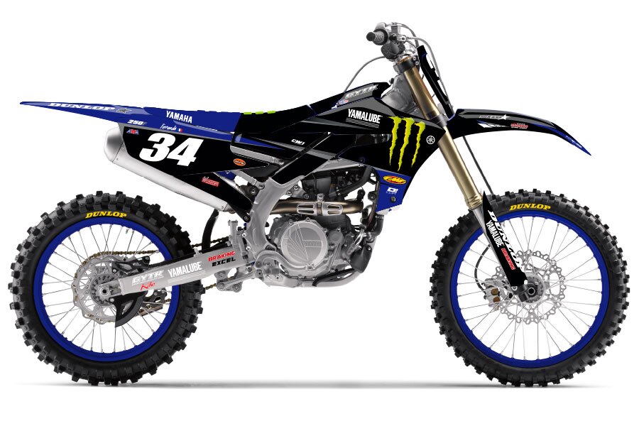 Dekor Monster Energy | Star Racing 2019 passend für Yamaha