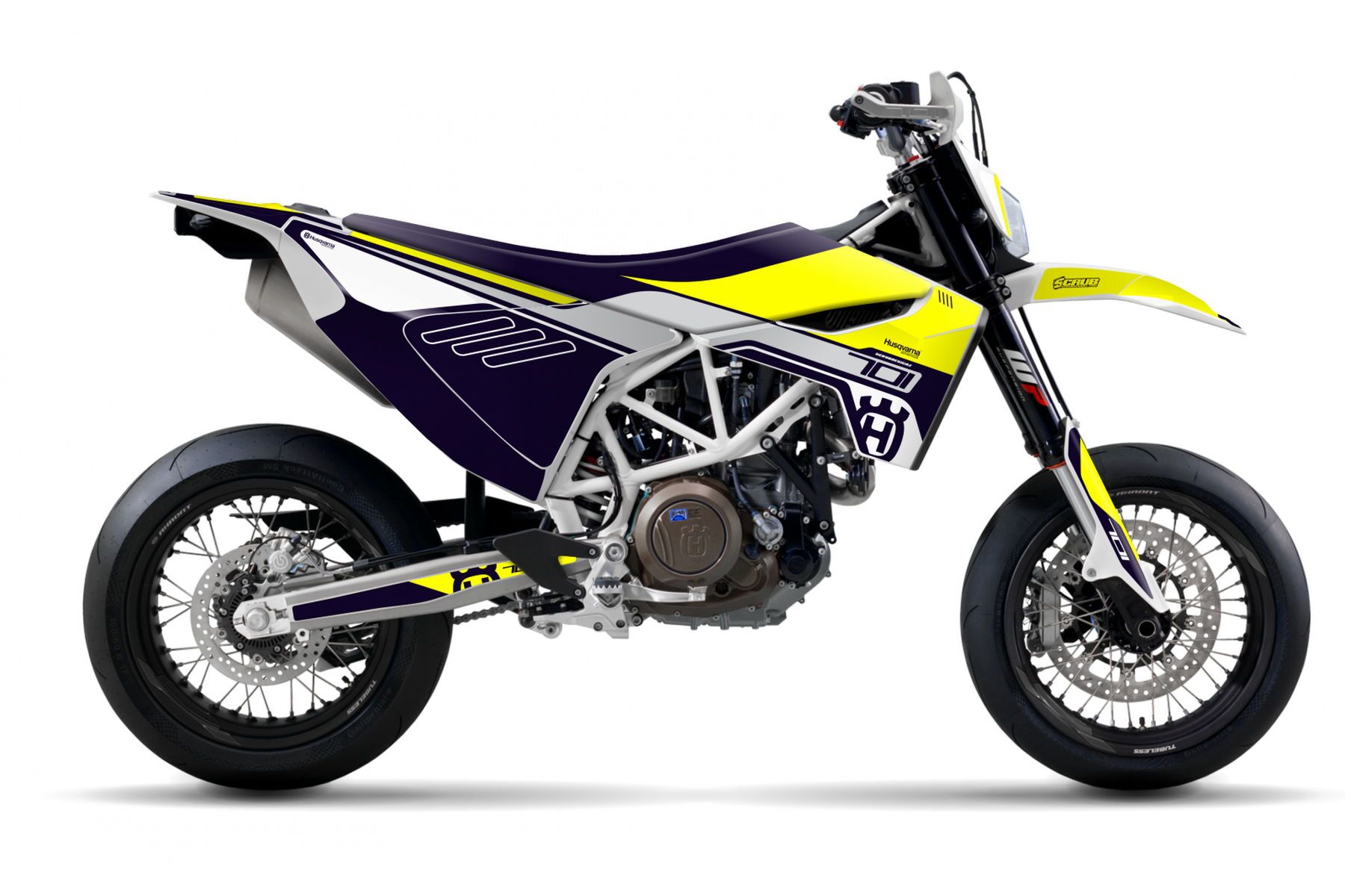Dekor Factory Spark Blue passend für Husqvarna 701 Supermoto