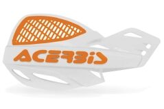 Acerbis Handschalen MX Uniko Vented Weiß/Orange, Inkl. Anbaukit
