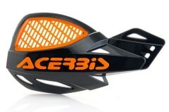Acerbis Handschalen MX Uniko Vented Schwarz/Orange, Inkl. Anbaukit